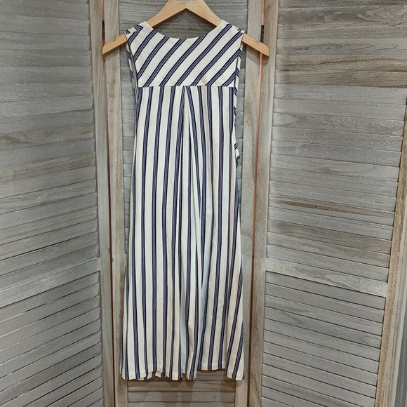 NWT-Free People Women's Sleeveless Striped wrap Tunic - Picture 5 of 5